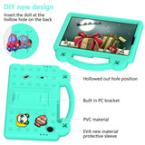 EIDERWOOD Samsung Galaxy Tab A11 / A9 Kids Case w. Kickstand - Green