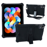 EIDERWOOD Xiaomi Redmi Pad SE Hybrid Case w. Stand Function & Shoulder Strap - Black