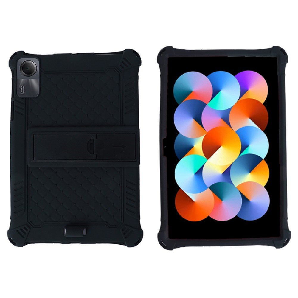 EIDERWOOD Xiaomi Redmi Pad SE Hybrid Case w. Stand Function & Shoulder Strap - Black