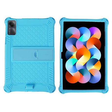 EIDERWOOD Xiaomi Redmi Pad SE Hybrid Case w. Stand Function & Shoulder Strap - Blue