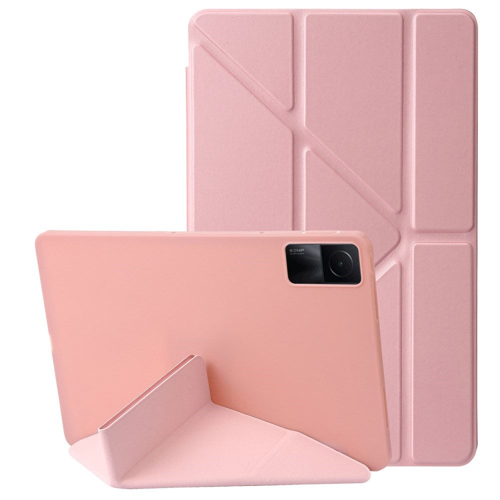 EIDERWOOD Xiaomi Redmi Pad SE Case - Flexible Origami Case - Rose Gold