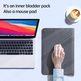 Laptop / MacBook Sleeve 13-14" (32 x 24 cm) w. Tri-fold Stand Function - Gray