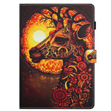 iPad 10.9" ( 2022) Faux Leather Case w. Kickstand & Card Holder - Giraffe