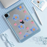 iPad Pro 11" ( 2022 / 2021 / 2020 / 2018) Flexible Plastic Case - Flowers and Strawberries