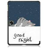 OnePlus Pad Go PU Leather Flip Case W. Kickstand & Wake-up Function - "Good Night"