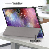 OnePlus Pad Go PU Leather Flip Case W. Kickstand & Wake-up Function - Galaxy