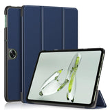 OnePlus Pad Go Tri-Fold Leather Case w. Stand - Blue