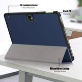 OnePlus Pad Go Tri-Fold Leather Case w. Stand - Blue