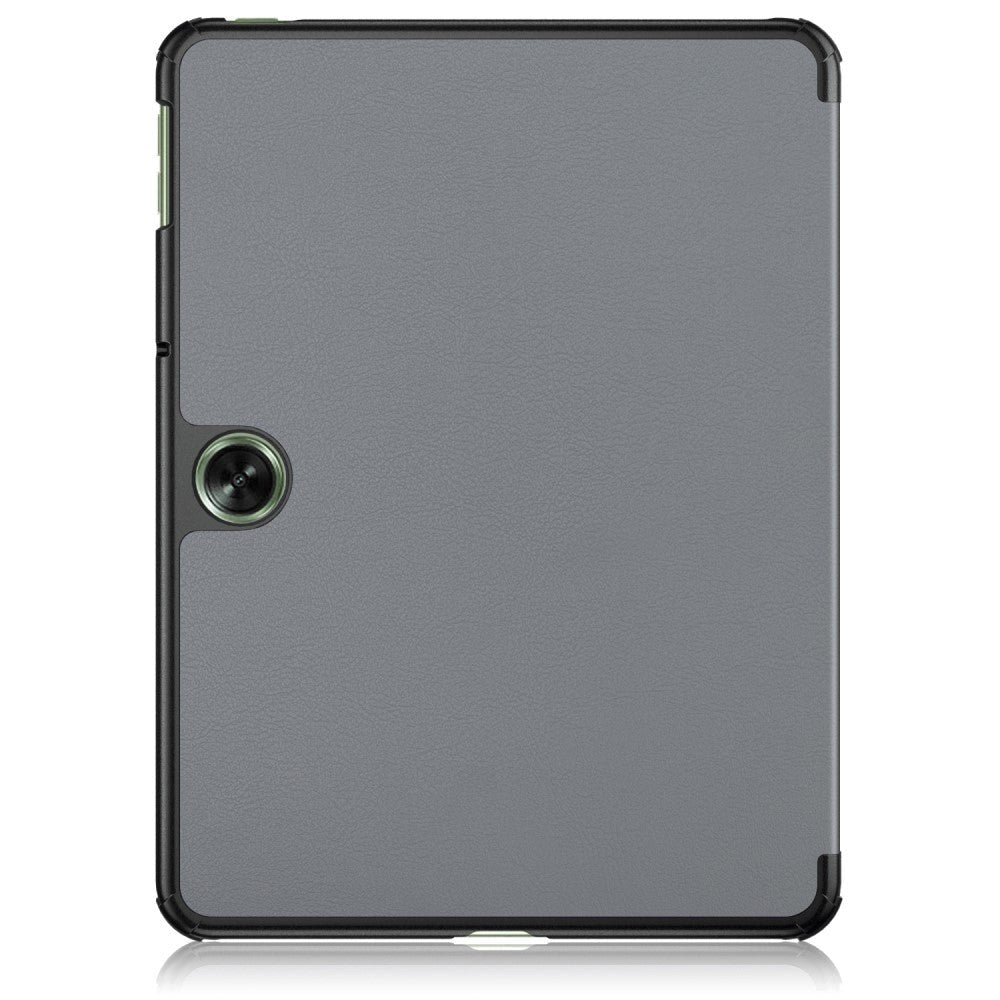 OnePlus Pad Go Tri-Fold Leather Case w. Stand - Grey