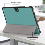 OnePlus Pad Go Tri-Fold Leather Case w. Stand - Turquoise