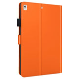 iPad 10.2" (2020) Leather Flip Case w. Animal Motif - Orange