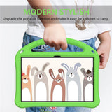 TCL Tab 10 Gen2 EIDERWOOD Kids Case with Handle & Stand Function - Green