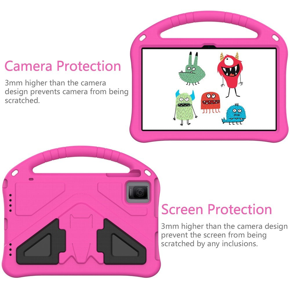 TCL Tab 10 Gen2 EIDERWOOD Kids Case with Handle & Stand Function - Pink