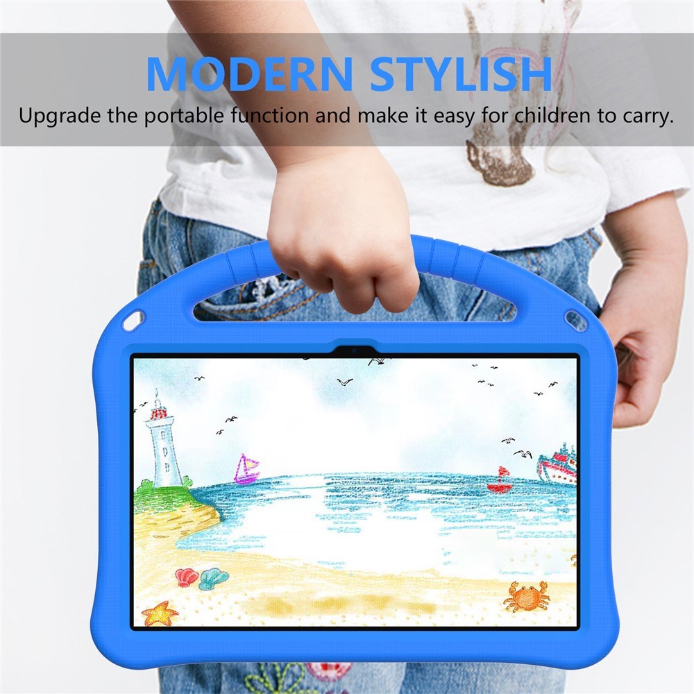 TCL Tab 10 Gen2 EIDERWOOD Kids Case with Handle & Stand Function - Blue