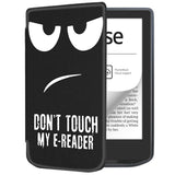 Pocketbook Verse Pro PU Leather Flip Case w. Seelp/ Wake-up Function - "Don't Touch My E-Reader"