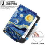 Pocketbook Verse Pro PU Leather Flip Case w. Seelp/ Wake-up Function - Painting