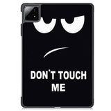 EIDERWOOD Xiaomi Pad 6S Pro Tri-Fold PU Flip Case with Sleep / Wake-up Function - "Don't Touch Me"