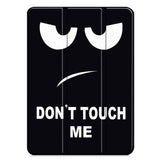 EIDERWOOD iPad Pro 11" (2024) Tri-Fold PU Flip Case with Sleep / Wake-up Function - "Don't Touch Me"