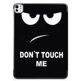 EIDERWOOD iPad Pro 11" (2024) Tri-Fold PU Flip Case with Sleep / Wake-up Function - "Don't Touch Me"