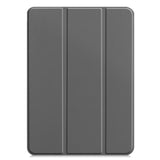 EIDERWOOD iPad Pro 11" (2024) Tri-Fold Leather Flip Case - Grey