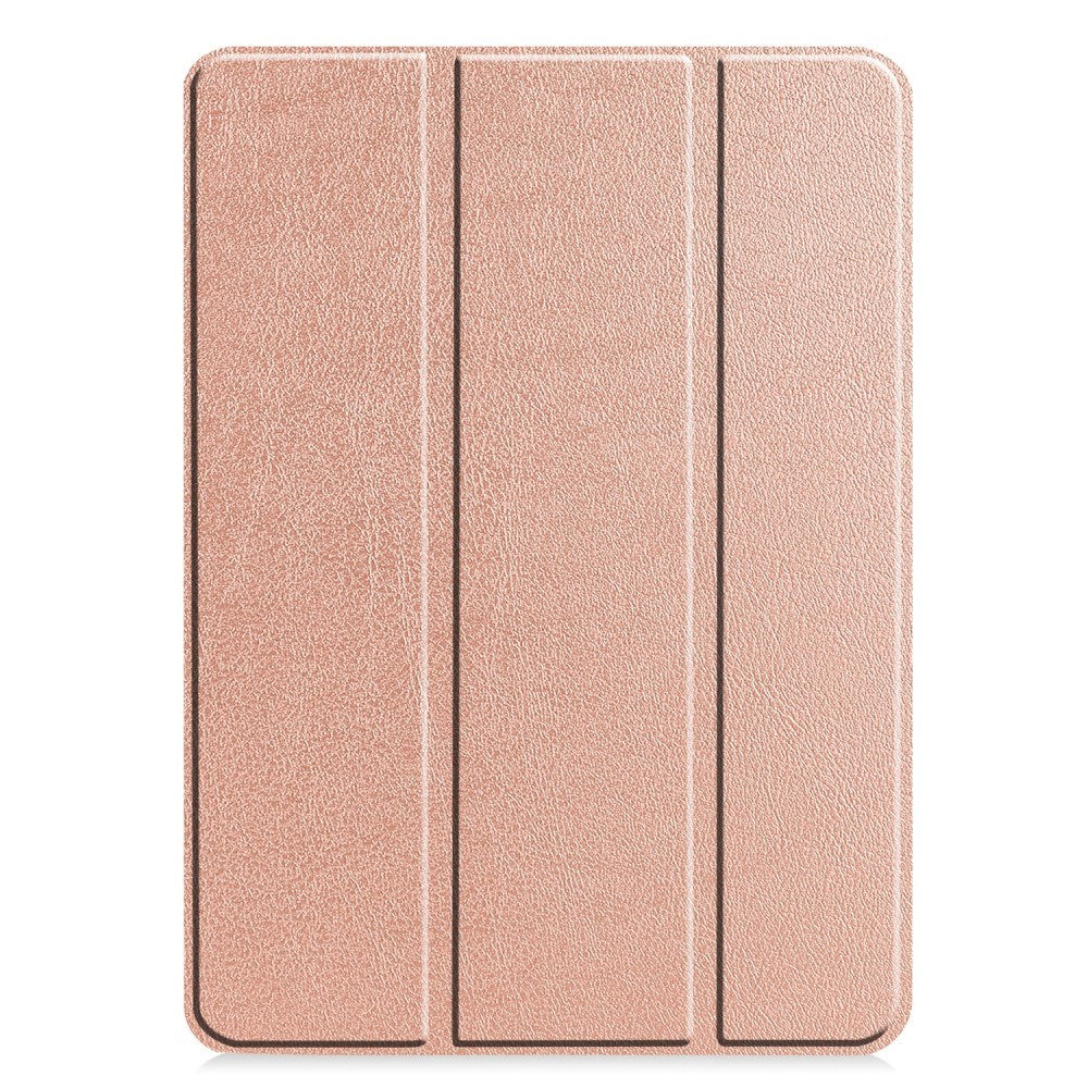 EIDERWOOD iPad Pro 11" (2024) Tri-Fold Leather Flip Case - Rose Gold