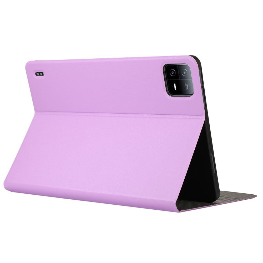 EIDERWOOD Xiaomi Pad 6S Pro Vegan Leather Tablet Flip Case with Stand Function - Purple