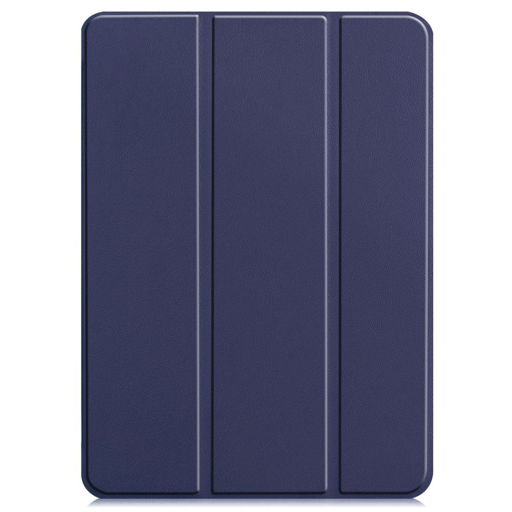 EIDERWOOD iPad Air 13" (2024) Tri-Fold Leather Flip Case - Blue