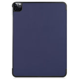 EIDERWOOD iPad Air 13" (2024) Tri-Fold Leather Flip Case - Blue