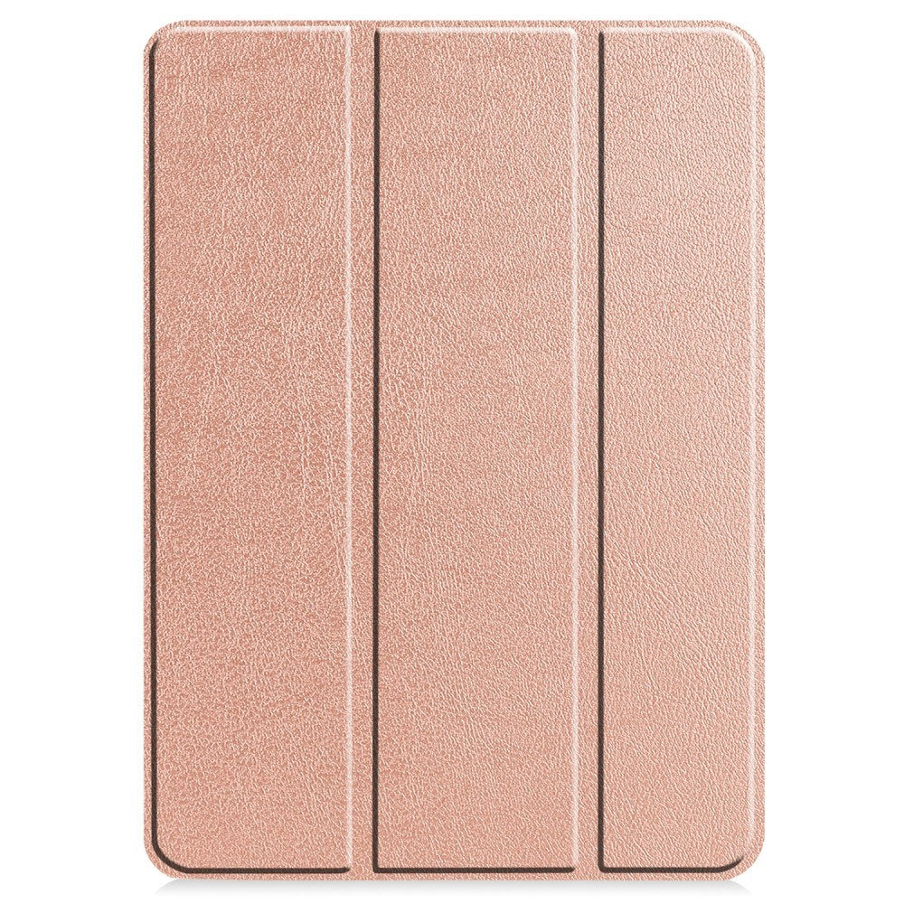 EIDERWOOD iPad Air 13" (2024) Tri-Fold Leather Flip Case - Rose Gold