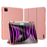 iPad Pro 13" (2024) DUX DUCIS DOMO Series Flip Case w. Pen Holder - Pink