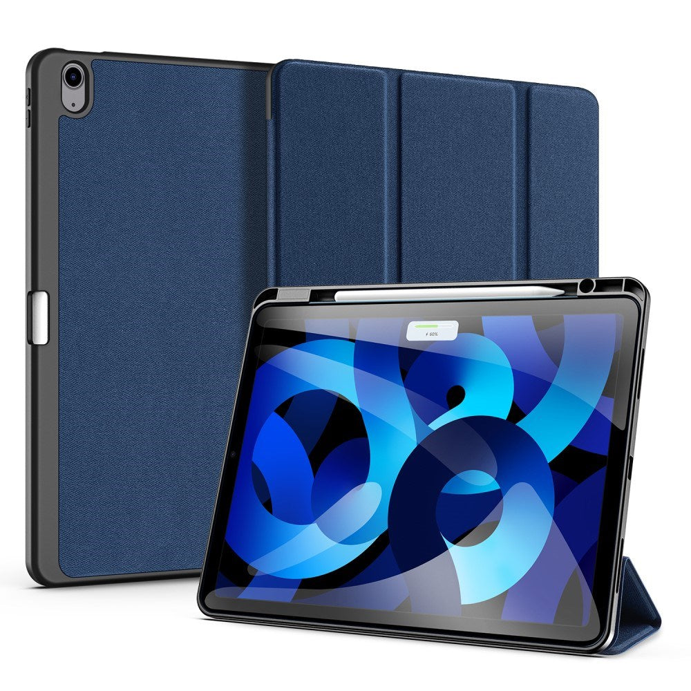 iPad Air 13" (2024) DUX DUCIS DOMO Series Flip Case w. Pen Holder - Blue