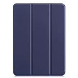 EIDERWOOD iPad Pro 13" (2024) Tri-Fold Leather Flip Case - Blue