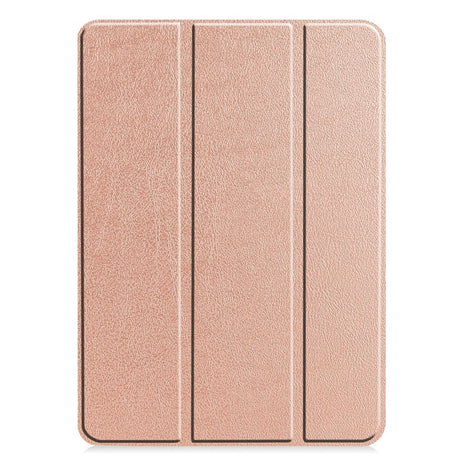 EIDERWOOD iPad Pro 13" (2024) Tri-Fold Leather Flip Case - Rose Gold