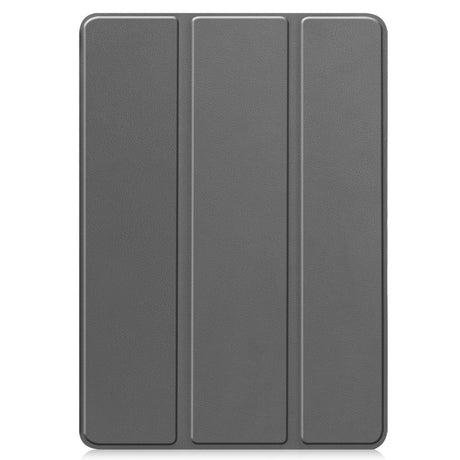 EIDERWOOD Xiaomi Redmi Pad Pro Tri-Fold Artificial Leather Flip Case w. Stylus Pencil Holder - Grey