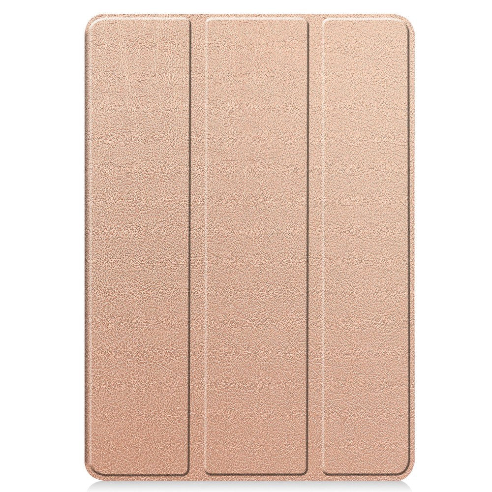 EIDERWOOD Xiaomi Redmi Pad Pro Tri-Fold Artificial Leather Flip Case w. Stylus Pencil Holder - Rose Gold