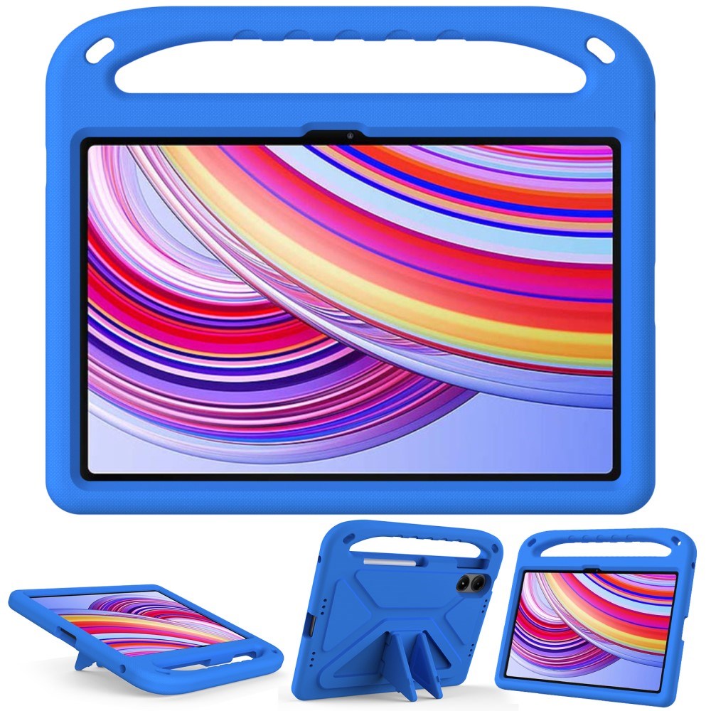 EIDERWOOD Xiaomi Redmi Pad Pro Kids Case w. Handle - Blue