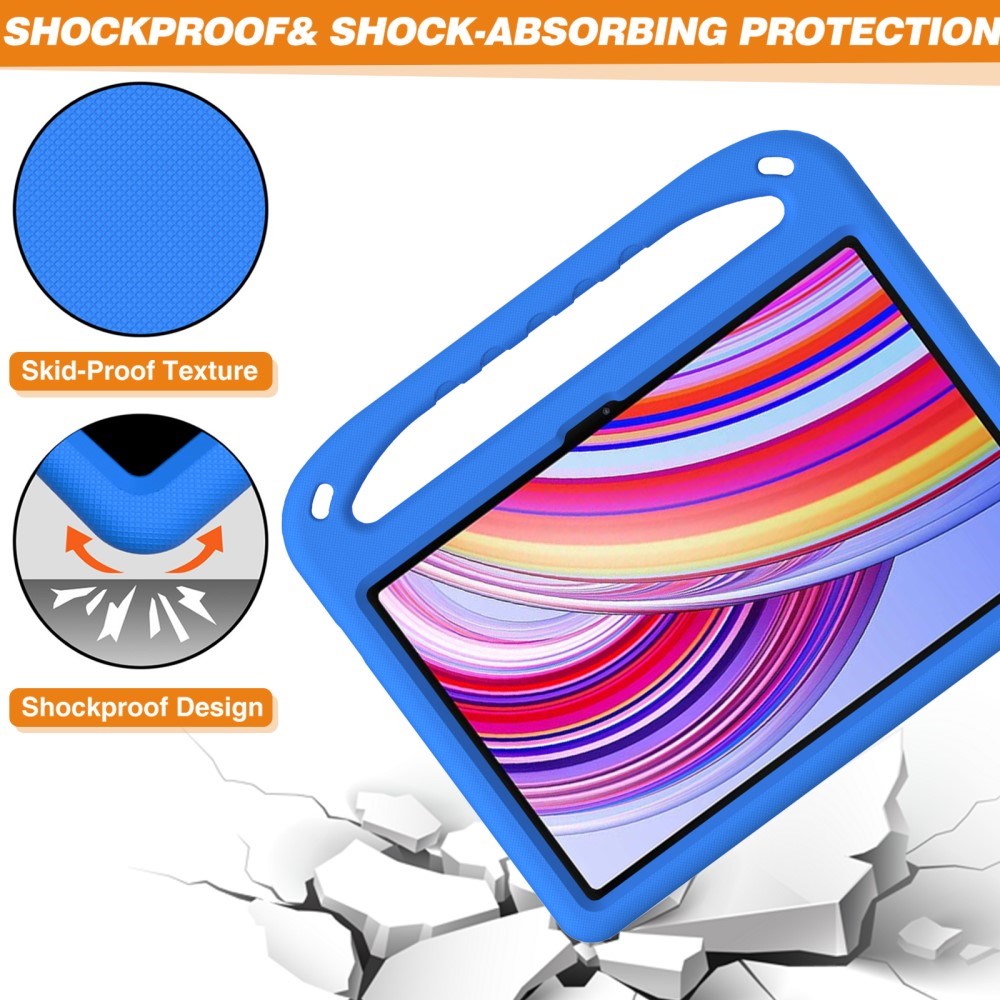 EIDERWOOD Xiaomi Redmi Pad Pro Kids Case w. Handle - Blue