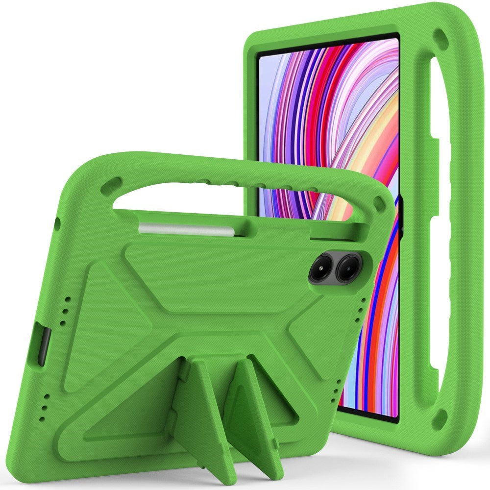 EIDERWOOD Xiaomi Redmi Pad Pro Kids Case w. Handle - Green