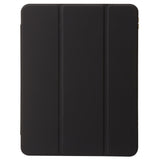 EIDERWOOD iPad Pro 13" (2024) Tri-Fold Artificial Leather Flip Case w. Apple Pencil Holder - Black