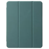 EIDERWOOD iPad Pro 13" (2024) Tri-Fold Artificial Leather Flip Case w. Apple Pencil Holder - Green