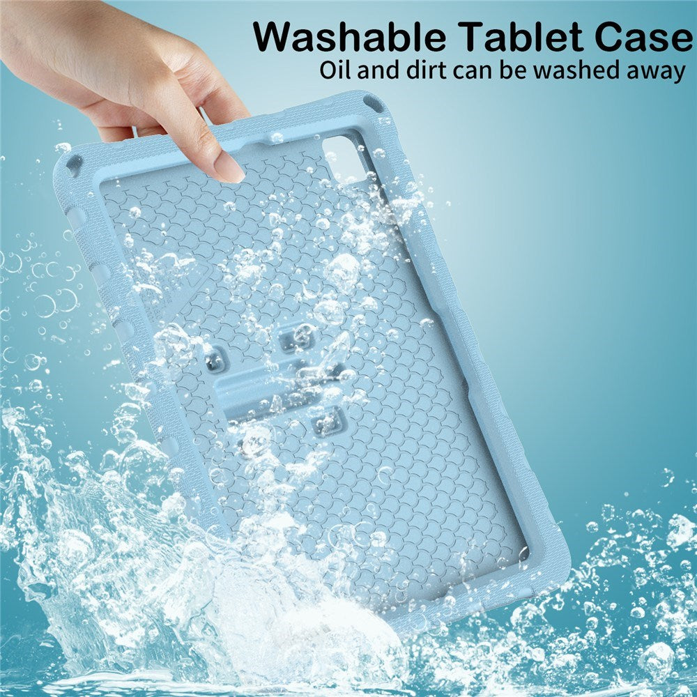 Samsung Galaxy Tab A11+ (Plus) / A9+ (Plus) EIDERWOOD Kids Case - Butterfly Kickstand Case - Light Blue