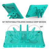 Samsung Galaxy Tab A11+ (Plus) / A9+ (Plus) EIDERWOOD Kids Case - Butterfly Kickstand Case - Turquoise