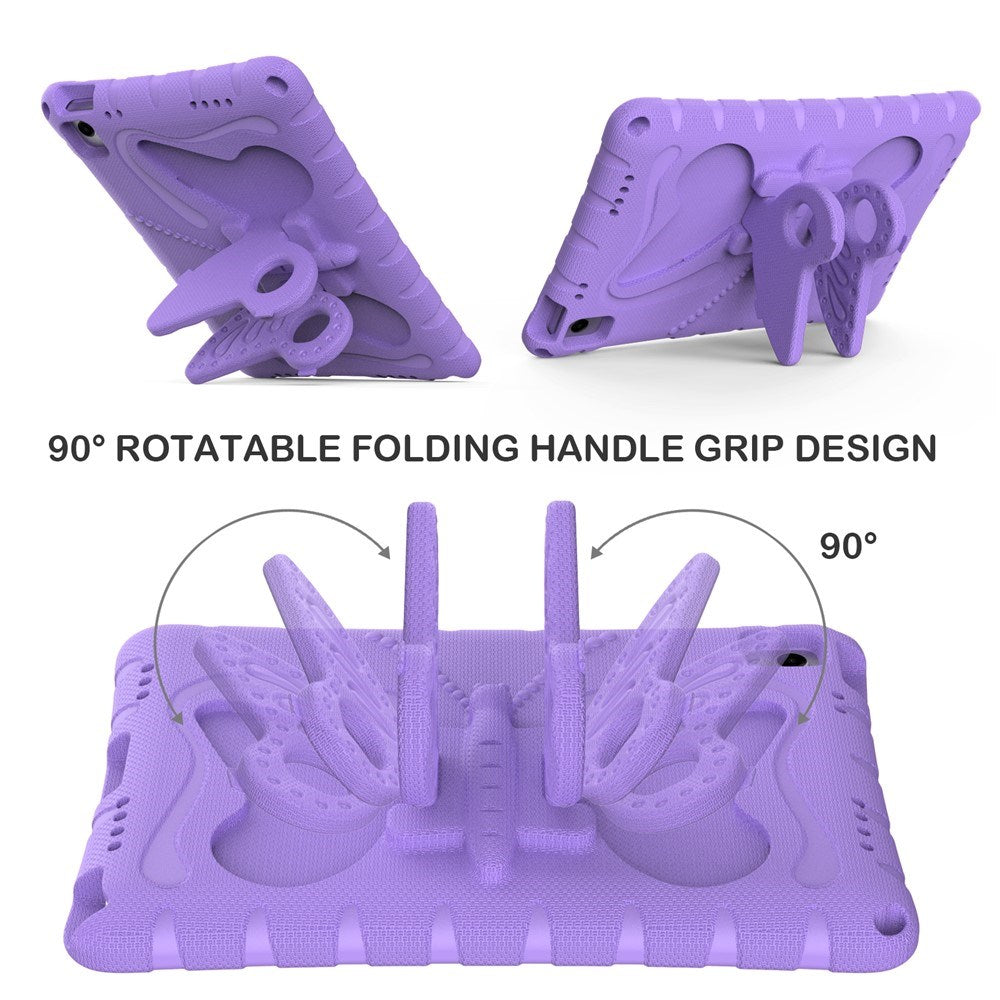 Samsung Galaxy Tab A11+ (Plus) / A9+ (Plus) EIDERWOOD Kids Case - Butterfly Kickstand Case - Purple