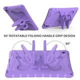 Samsung Galaxy Tab A11+ (Plus) / A9+ (Plus) EIDERWOOD Kids Case - Butterfly Kickstand Case - Purple