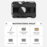 AULUMU Multifunctional Card Holder - MagSafe Compatible - Black Carbon