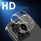 NORTHJO iPhone 15 Pro / 15 Pro Max Tempered Camera Lens Glass - Transparent