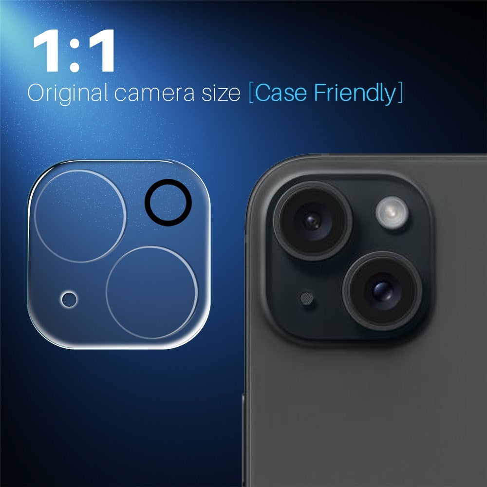 NORTHJO iPhone 15 / 15 Plus Tempered Camera Lens Glass - Transparent