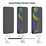 OnePlus Nord CE4 (5G) Tempered Glass Screen Protector with Privacy Function - Transparent