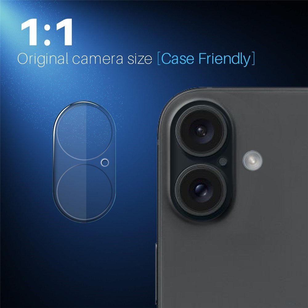 NORTHJO iPhone 16 / 16 Plus Tempered Camera Lens Glass - 2 pcs. - Transparent