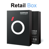 NORTHJO iPhone 16 Pro / 16 Pro Max Camera Lens Protector - Decorative Stones - Brown